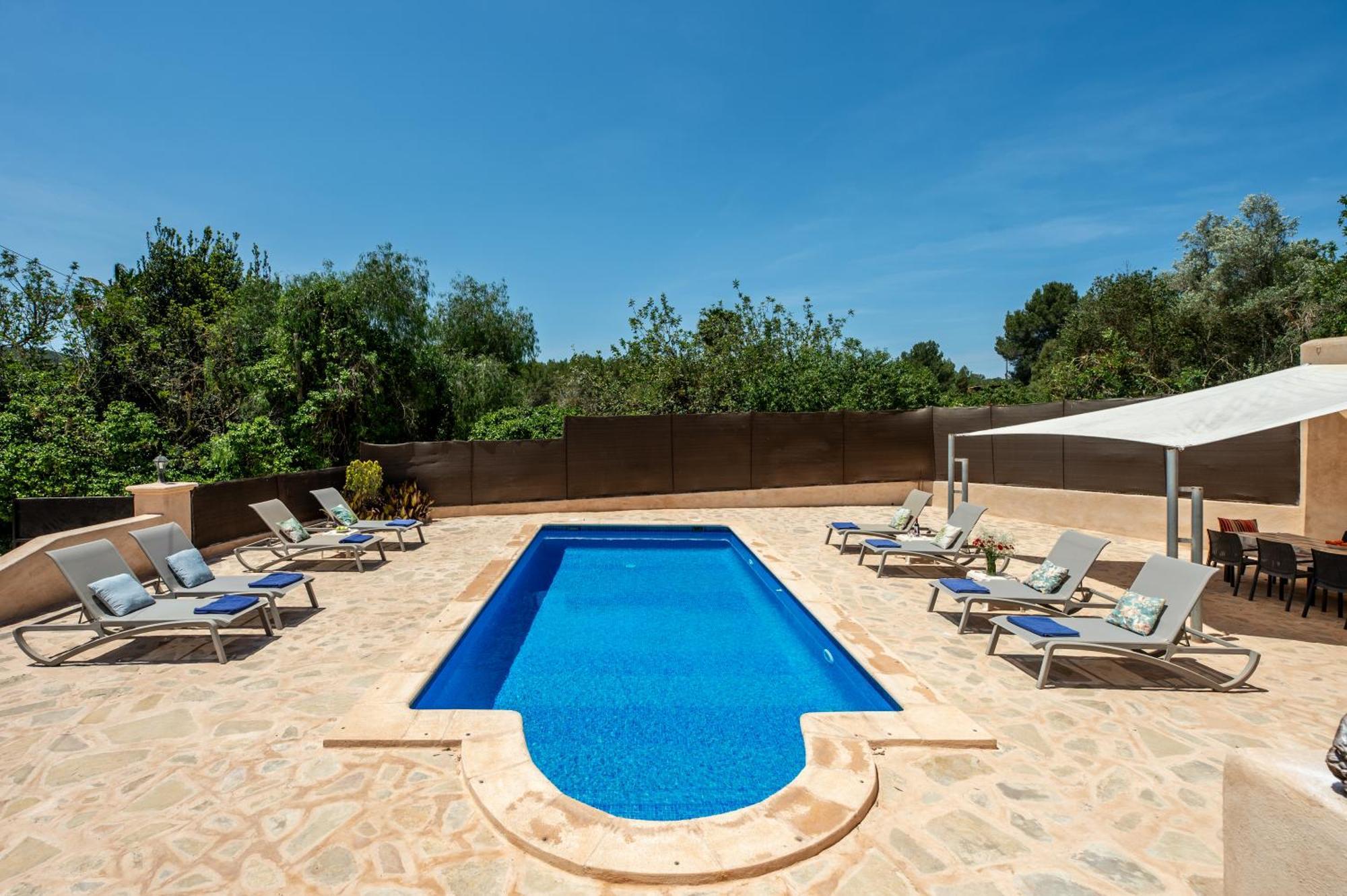 Villa Can Carreras Sant Llorenc de Balafia Exteriör bild